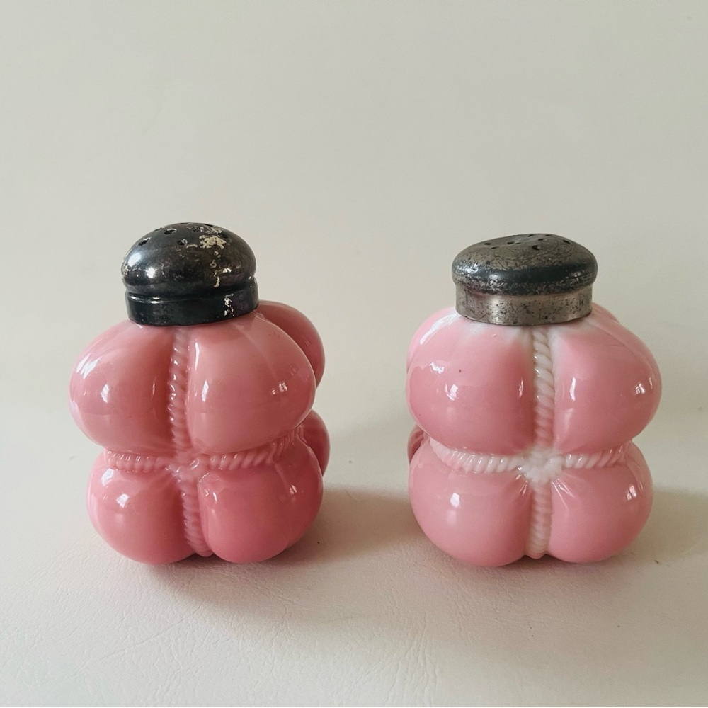 Vintage Consolidated Glass Fostoria Salt Pepper Shakers